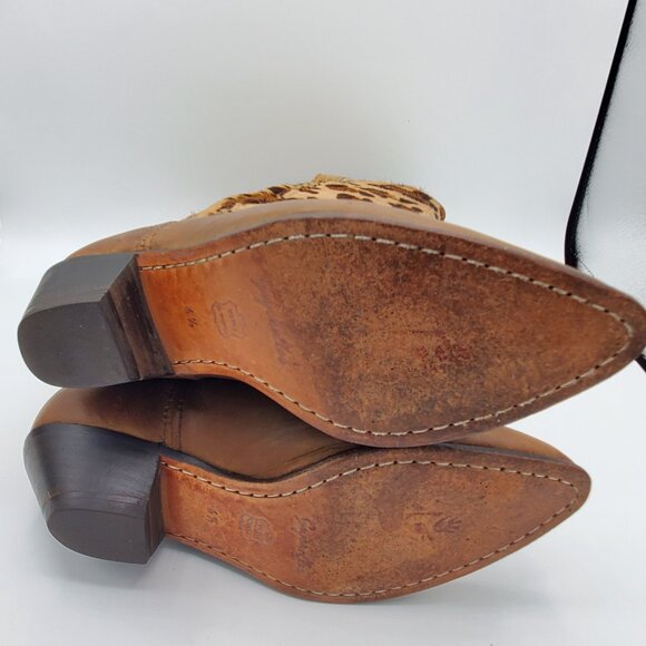 Seychelles Pointed Toe Leopard Print Western Cowgirl Boot, Size 6.5 - Picture 7 of 10